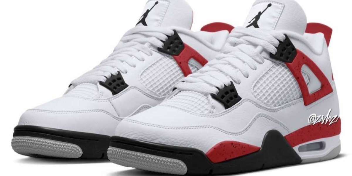 Latest Release 2023 Air Jordan 4 “Red Cement” Basketball Shoes