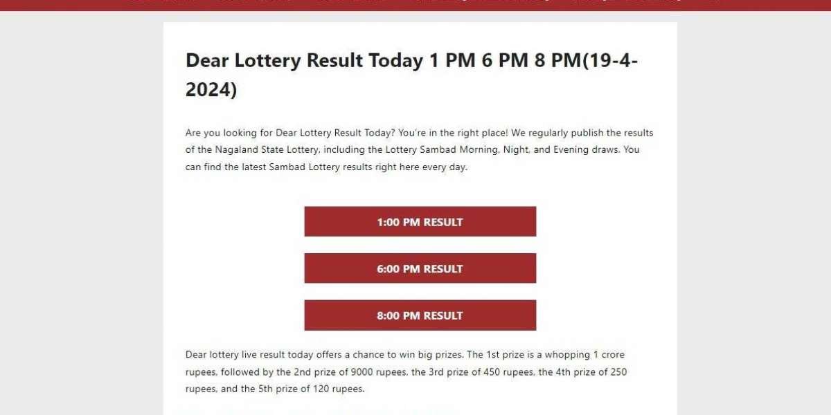 Lottery Sambad Today: A Guide to Today's Results