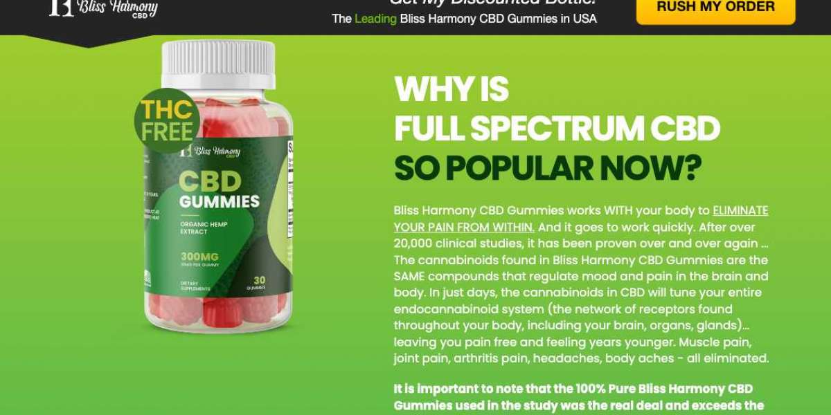 Bliss Harmony CBD Gummies Reviews: Ingredients and Real Results for USA Users