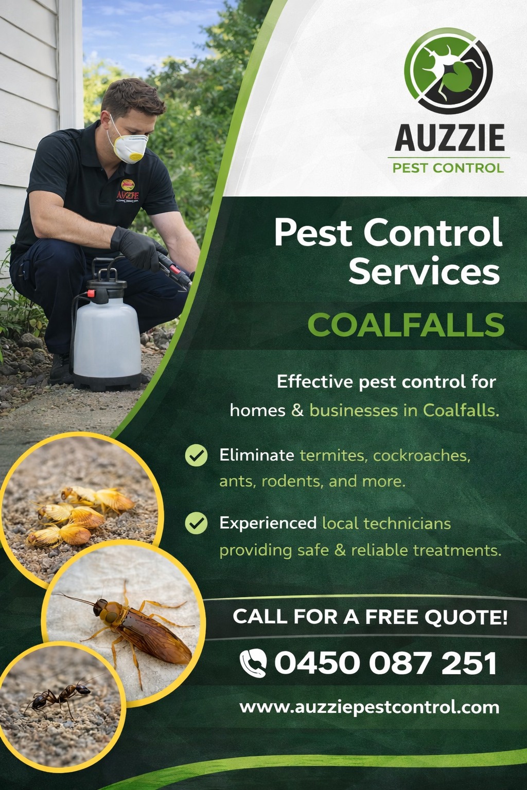 Pest Control Services Coalfalls - Auzzie Pest Control