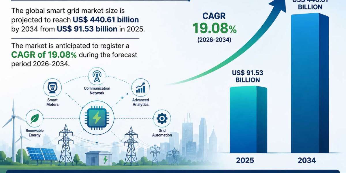 Smart Grid Market Insights Worth US$ 440.61 Billion by 2034