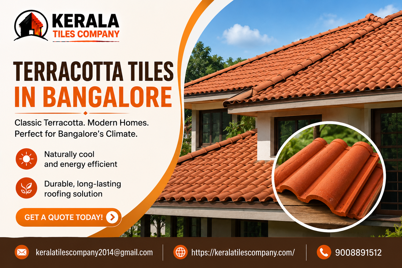 Terracotta Tiles in Bangalore and Roofing Tiles for Modern Buildings – Keral Tiles Company